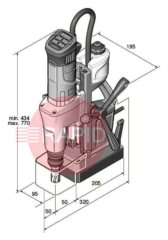 72704361  FEIN KBM 65 U Universal Magnetic Drill 65mm